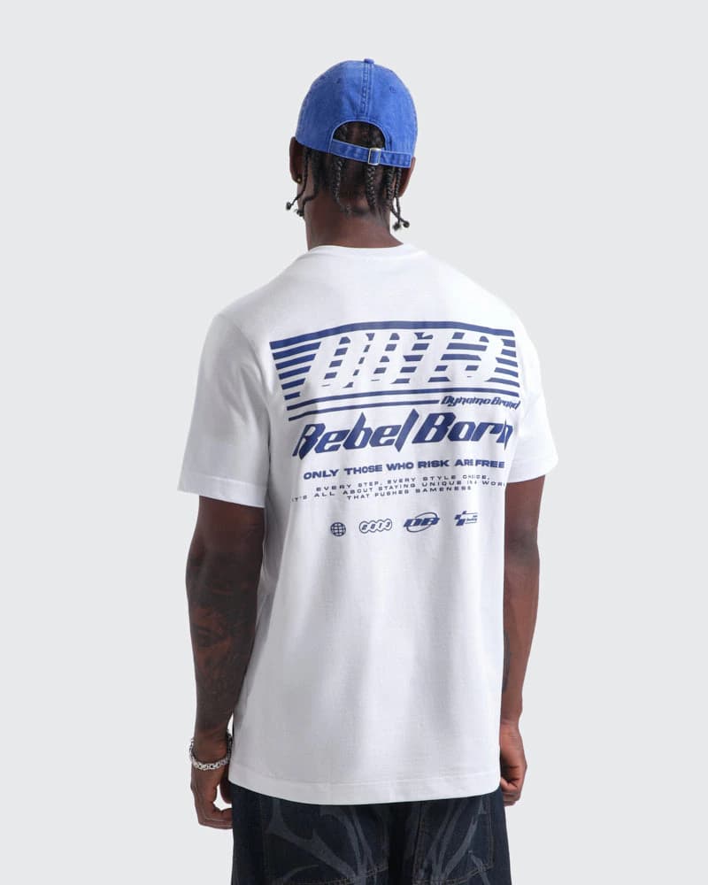 Camiseta Blanca Regular Rebel Born - imagen 3
