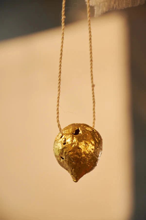 COLLAR SEMILLA CHAMBIRA DORADO - imagen 4