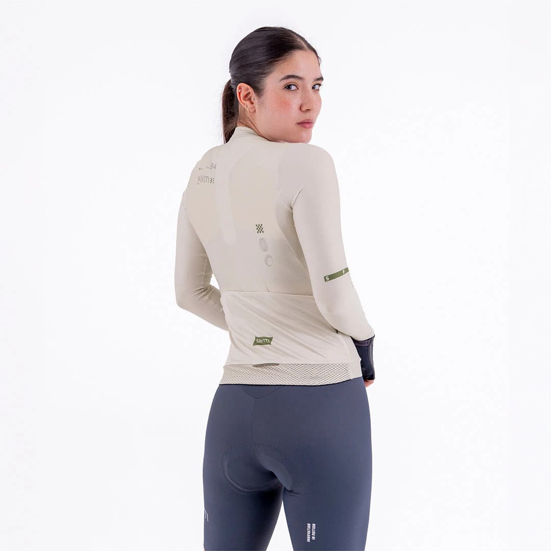 CAMISA CICLISMO MANGA LARGA WARM ARENA PARA MUJER - imagen 2