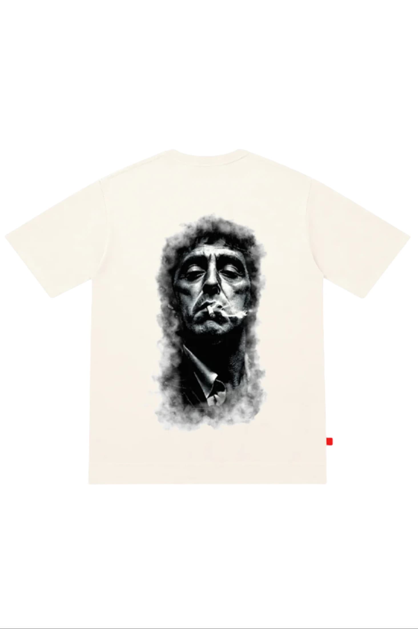 CAMISETA OVERSIZE MASCULINO SCAR MARFIL NEA - imagen 1