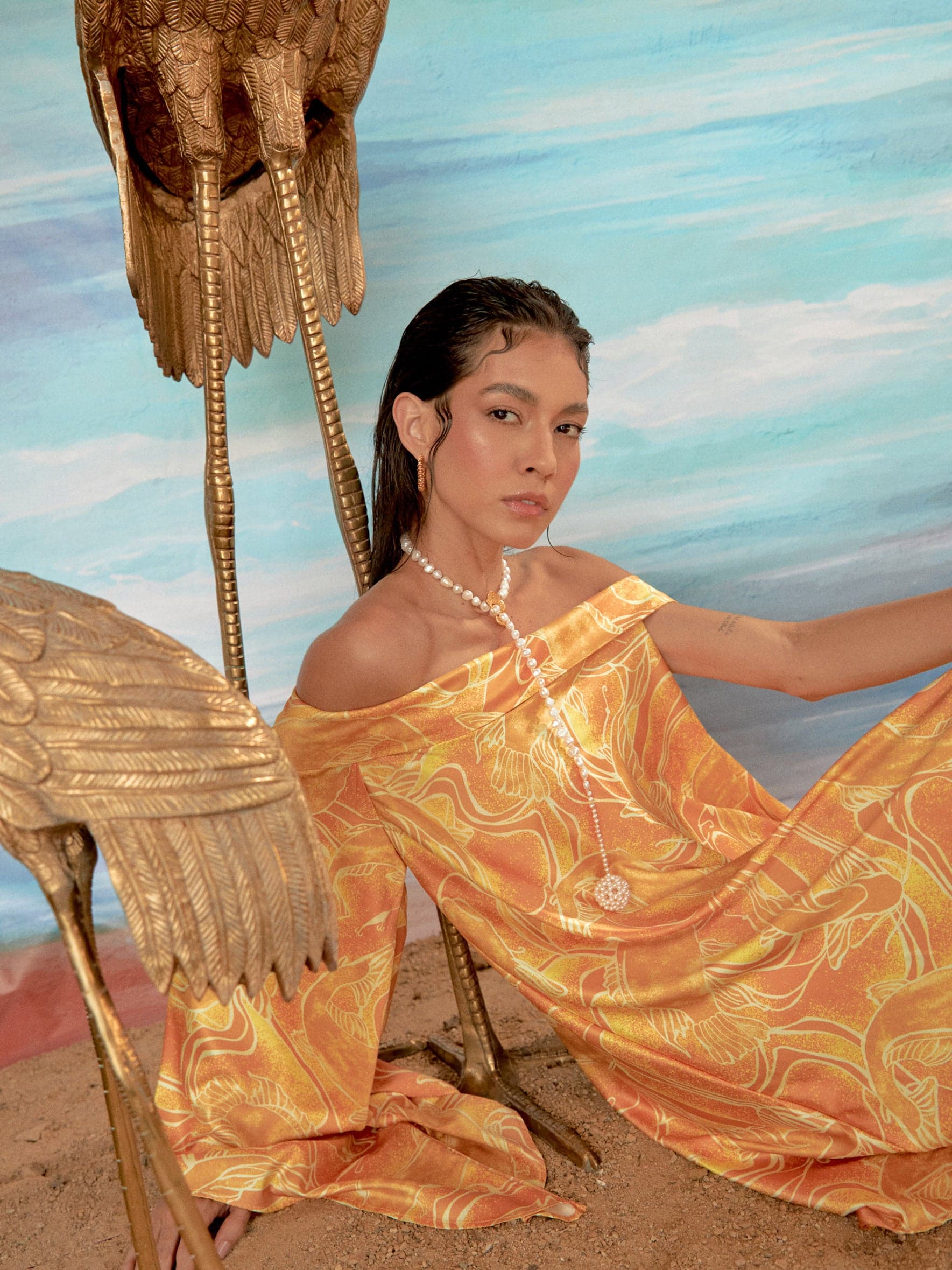 Vestido Sanai Peces Amarillos - imagen 3
