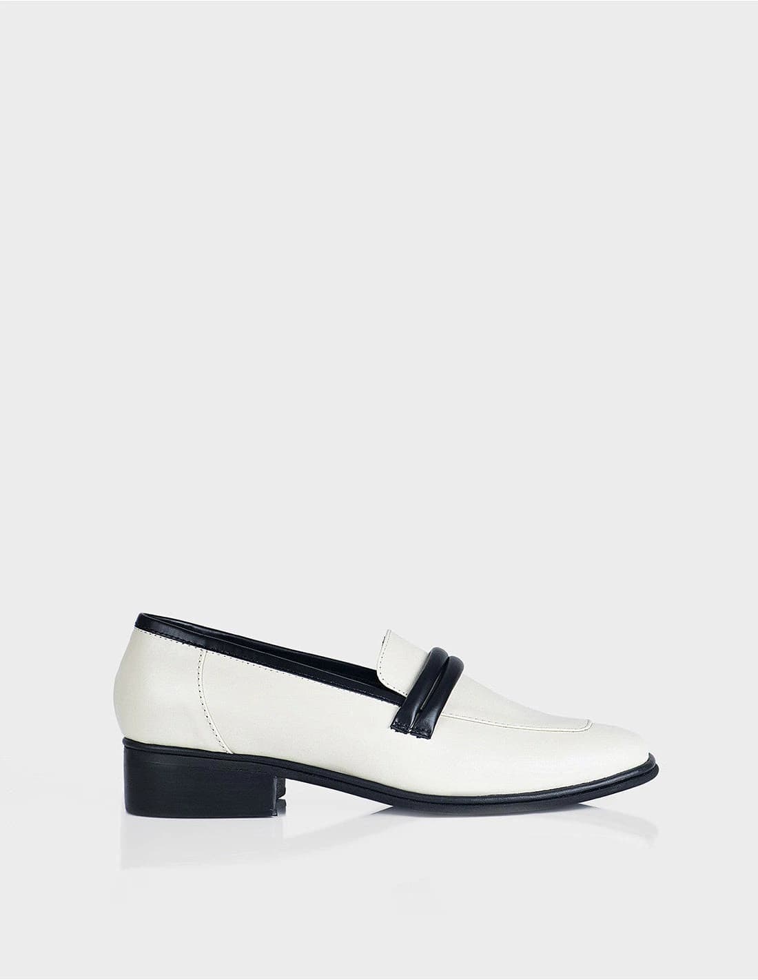 Mocasin Parker Cuero Beige - imagen 1