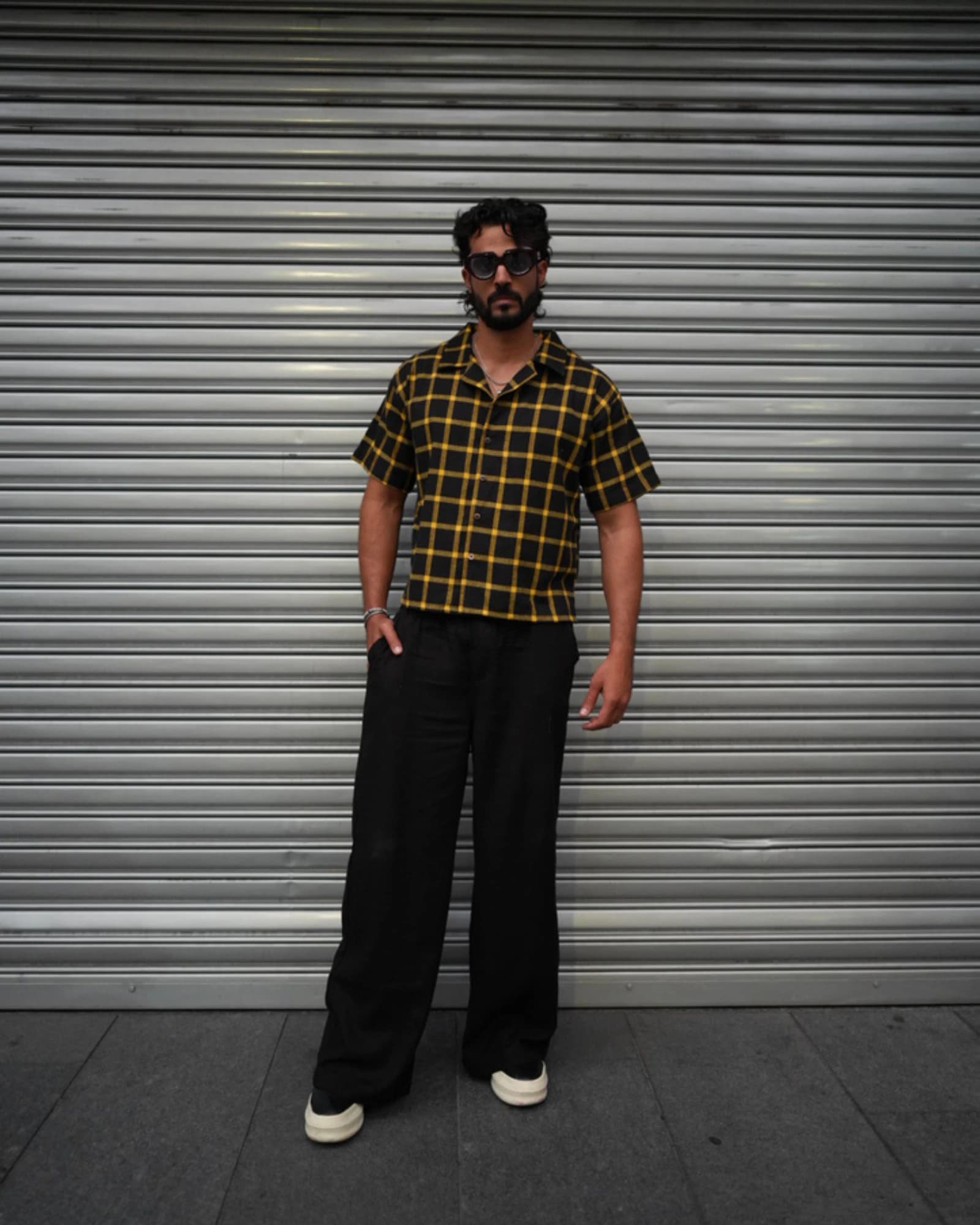 Camisa napoleon cuadros yellow - imagen 2