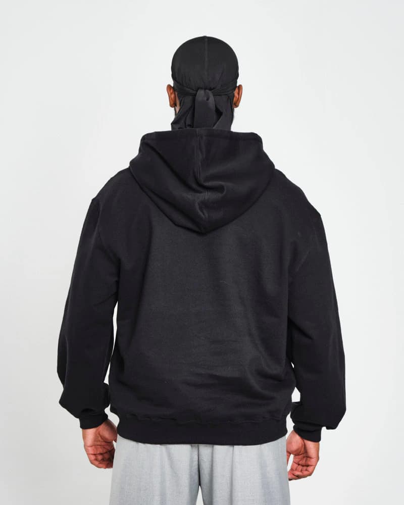 Hoodie Oversize Essential Black - imagen 2