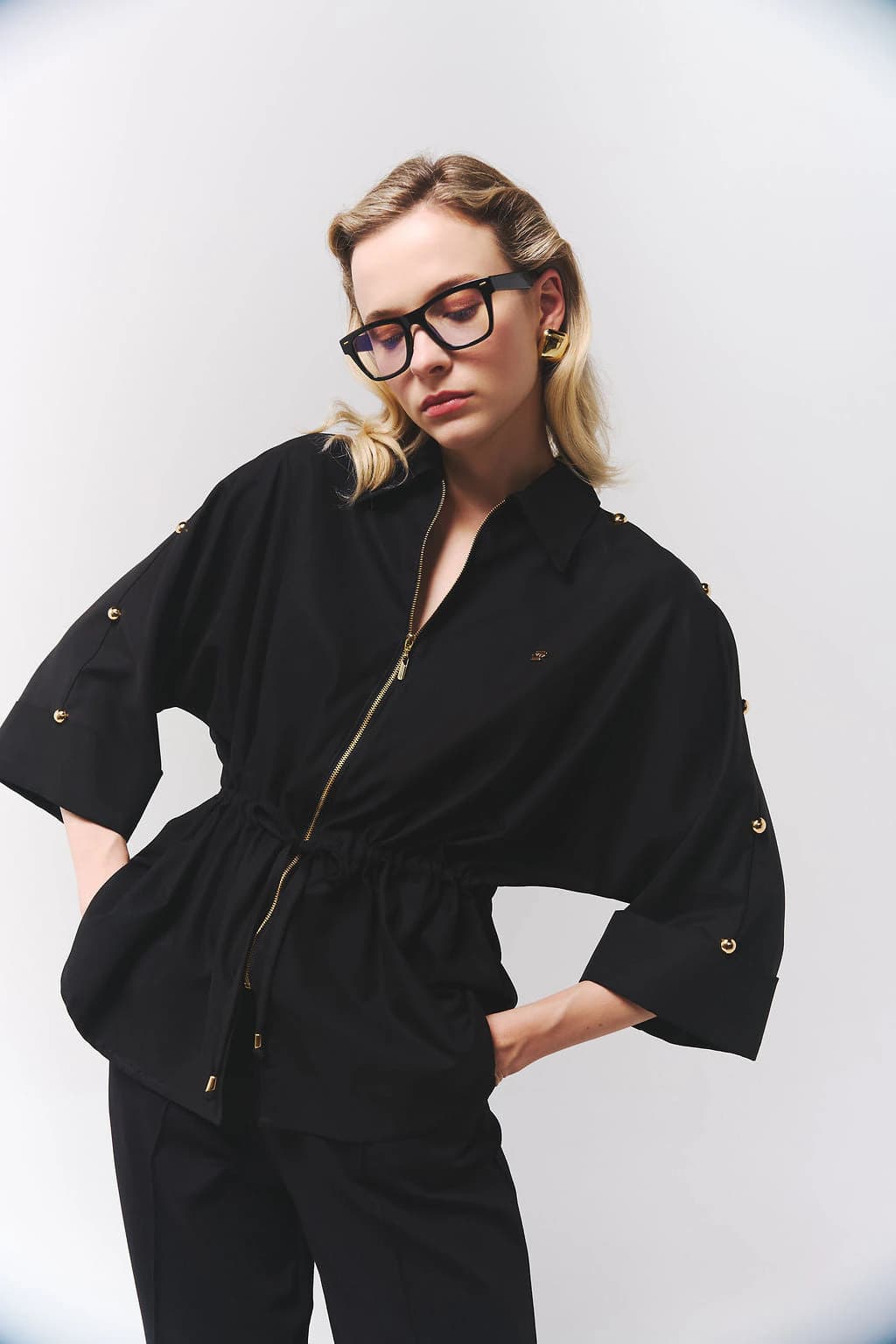 Blusa Rebellion Negra