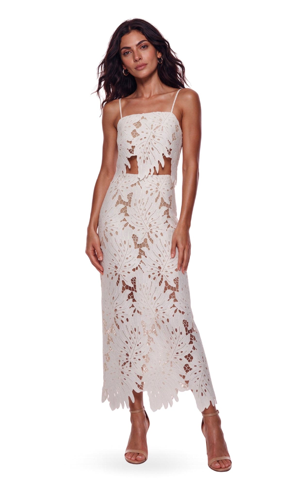 Falda larga Lantana white - imagen 2