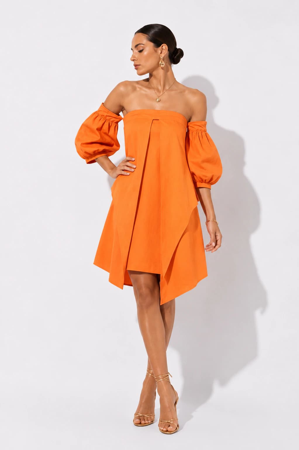 Vestido Adele Naranja - imagen 1