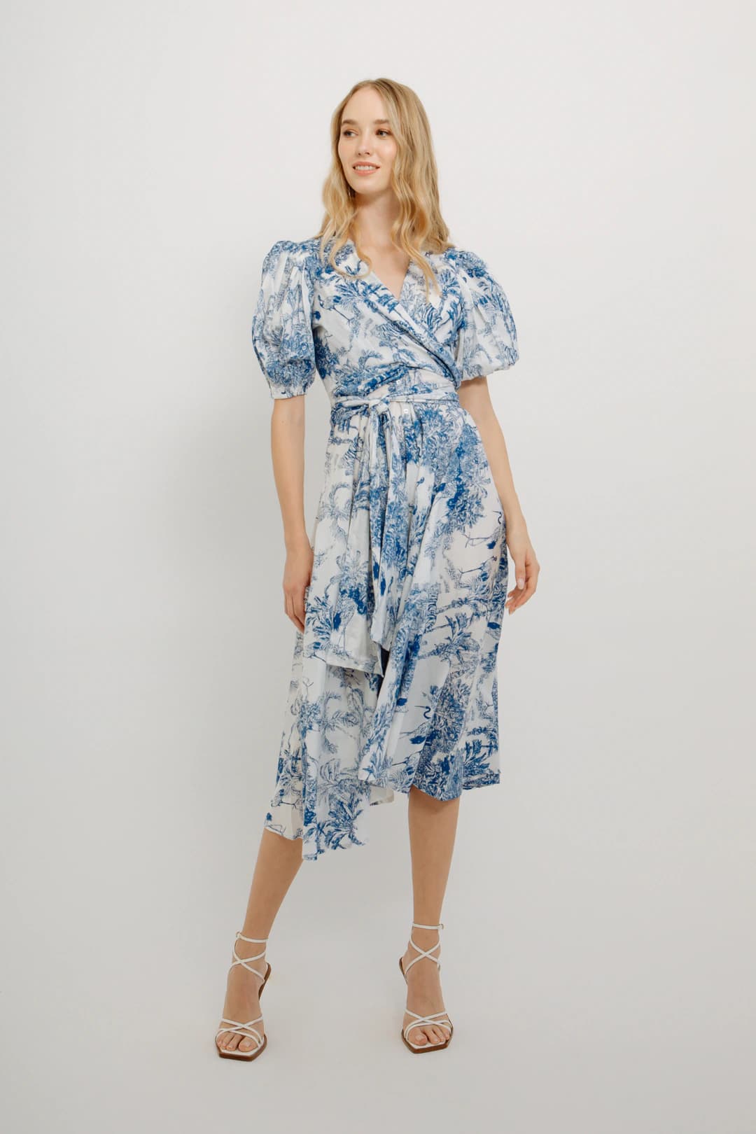 Monica Dress Blue - imagen 3