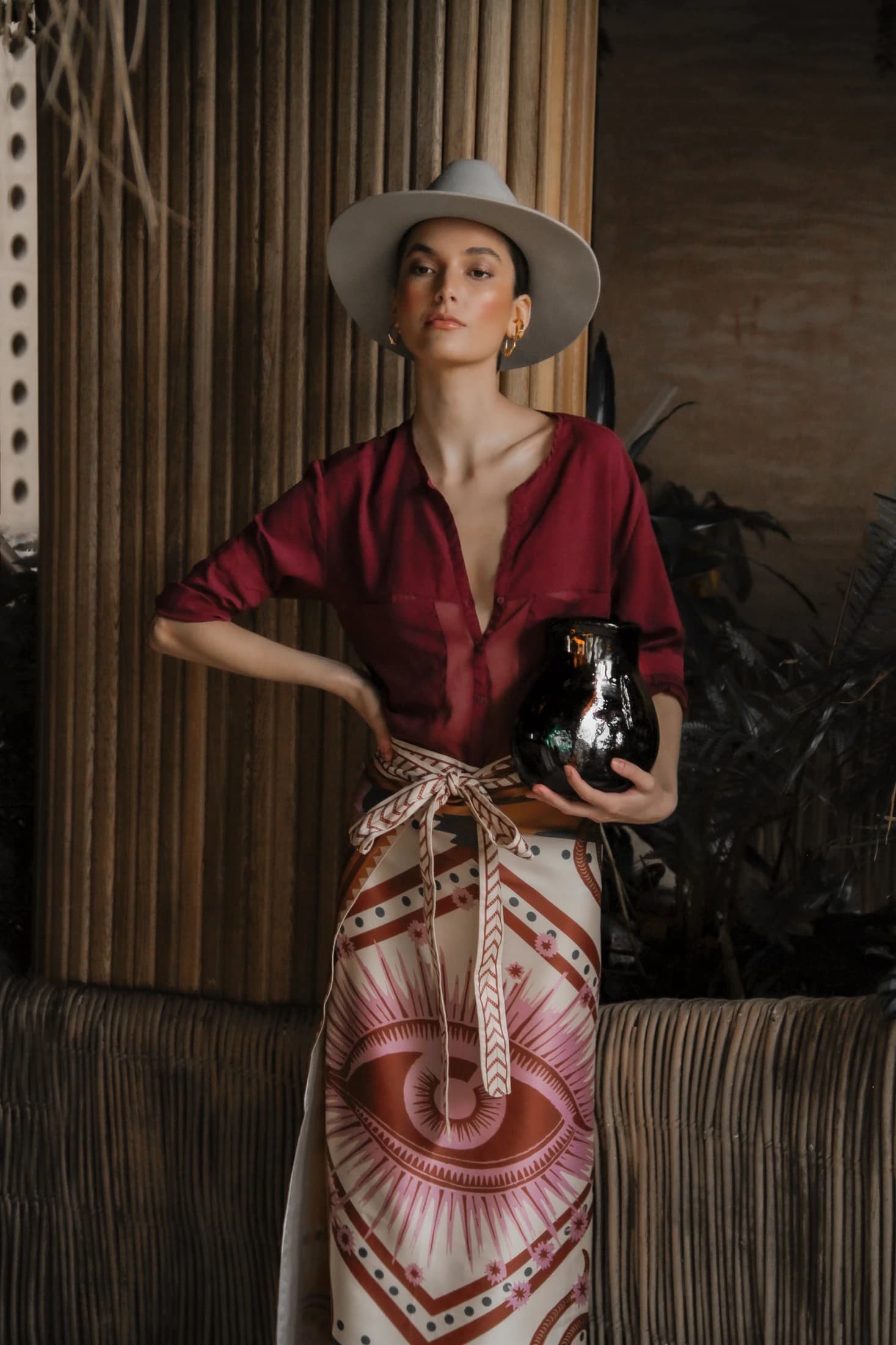 Sari Nazar, Crema / Vestido - Falda - imagen 8