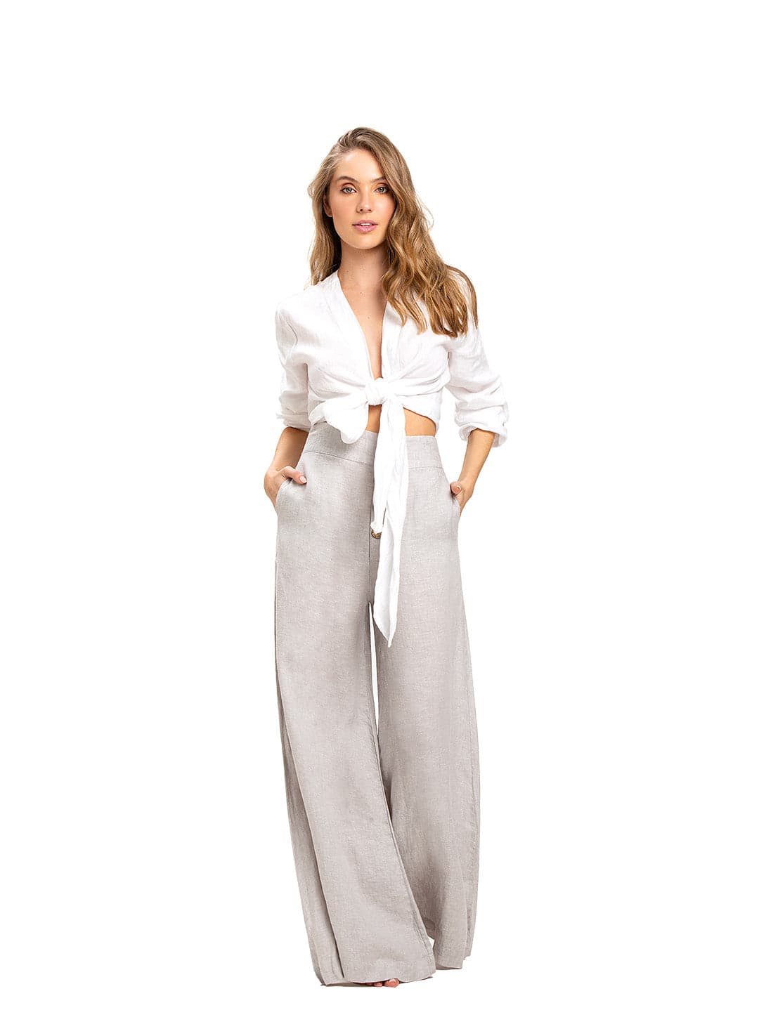 Pantalon Solids Linen Capsule - imagen 1