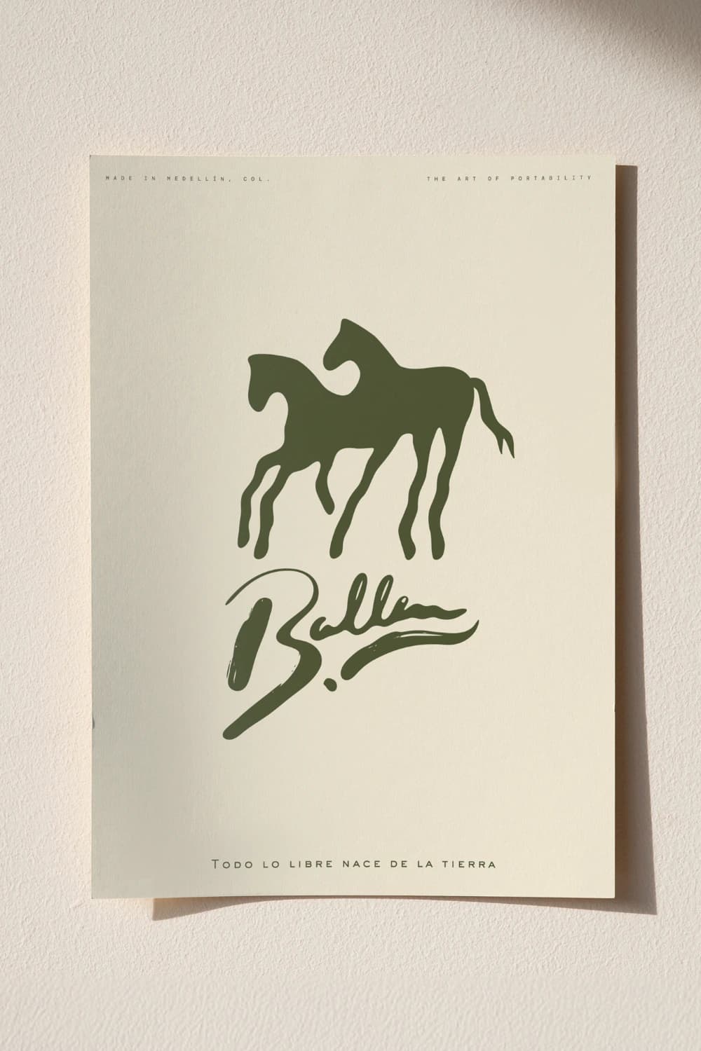 POSTER 50 X 70 - BALLEN HORSES