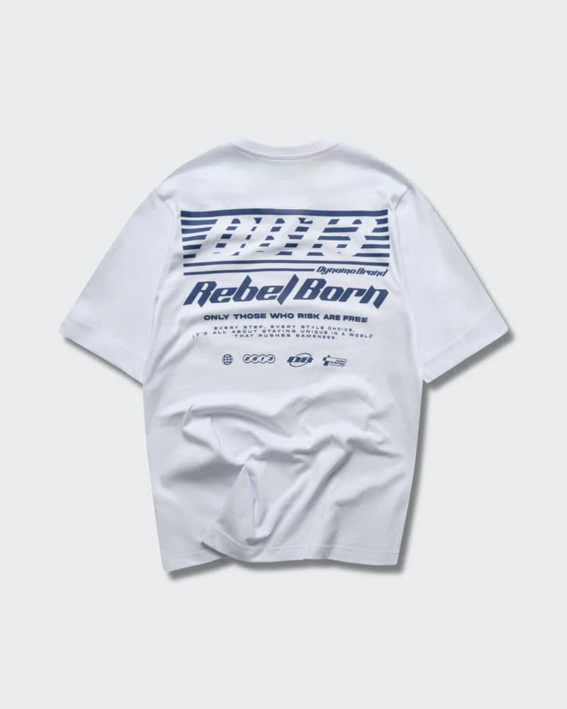 Camiseta Blanca Regular Rebel Born - imagen 1