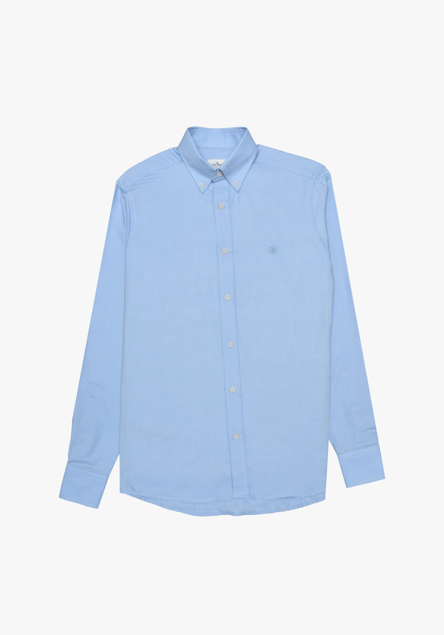 Camisa Whitman Azul Cuello Button Down - imagen 1