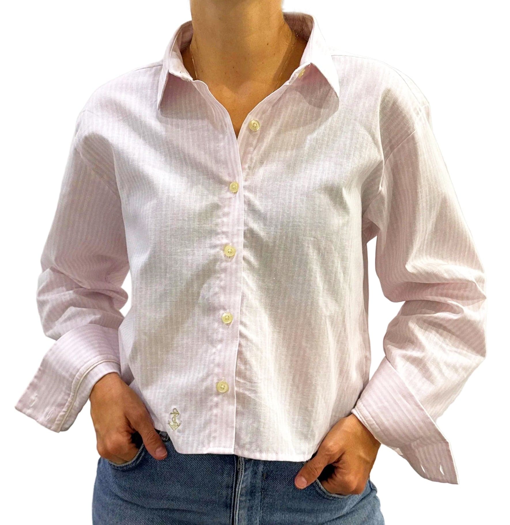Blusa Rayas Rosadas - imagen 1