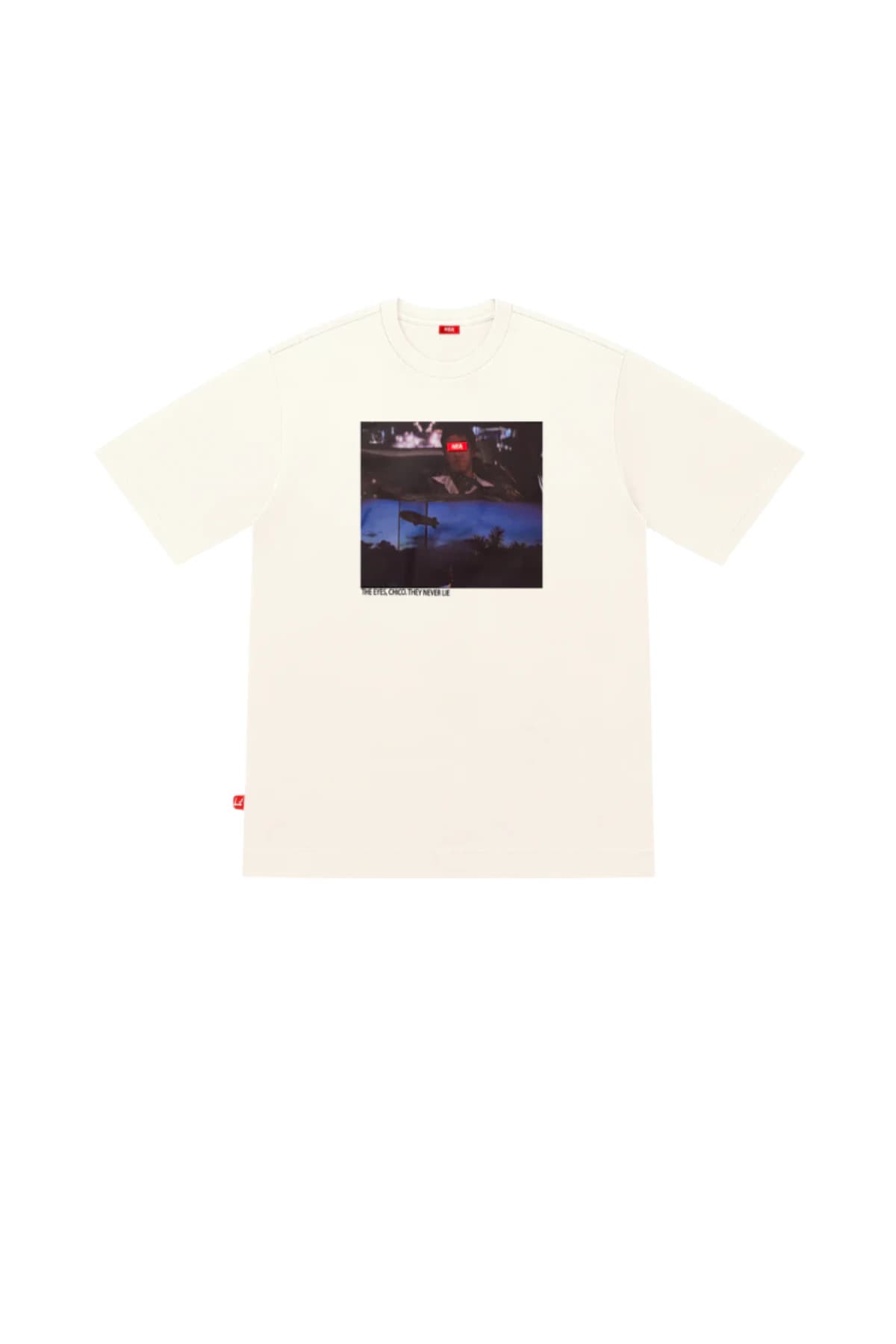 CAMISETA OVERSIZE MASCULINO ALPHA MARFIL NEA - imagen 1