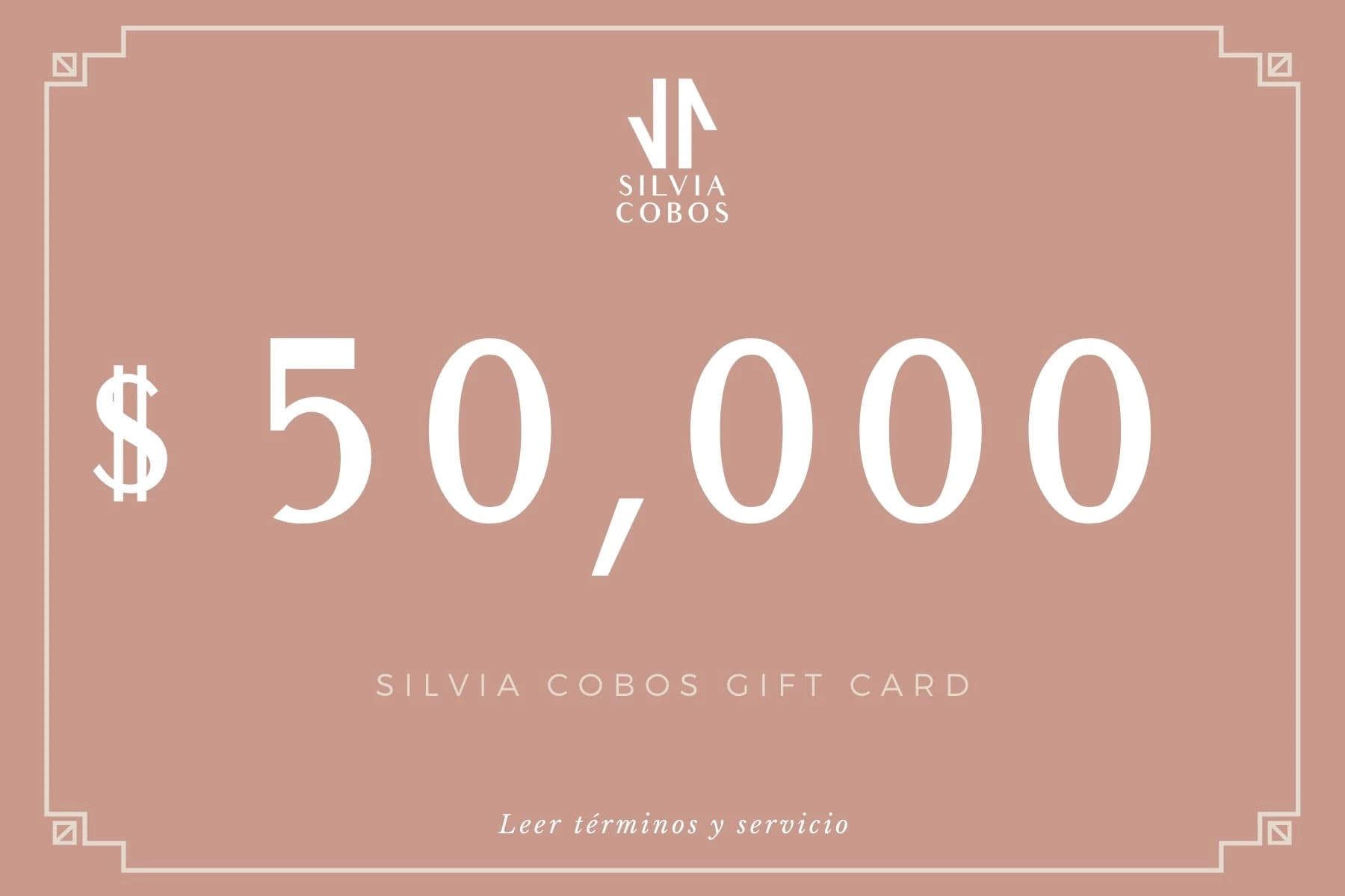 Tarjeta de Regalo Silvia Cobos