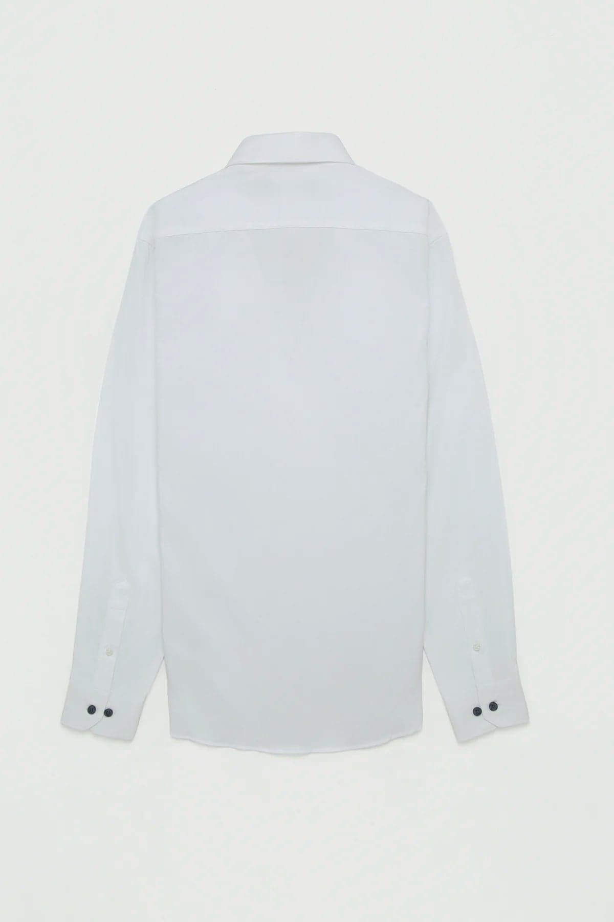 Camisa Sarga Algodón Blanco - imagen 4
