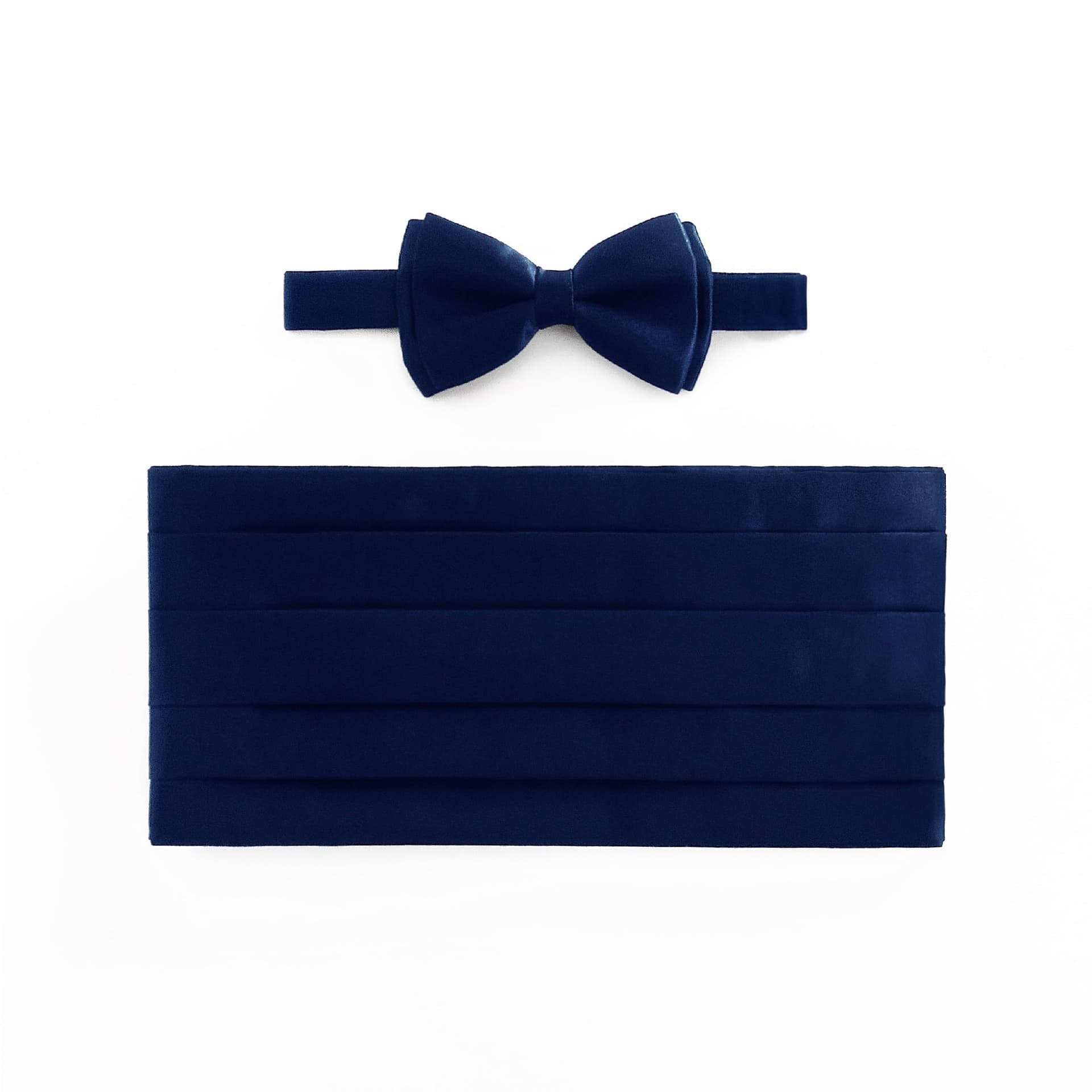 Juego de Corbatín y faja / Azul Oscuro