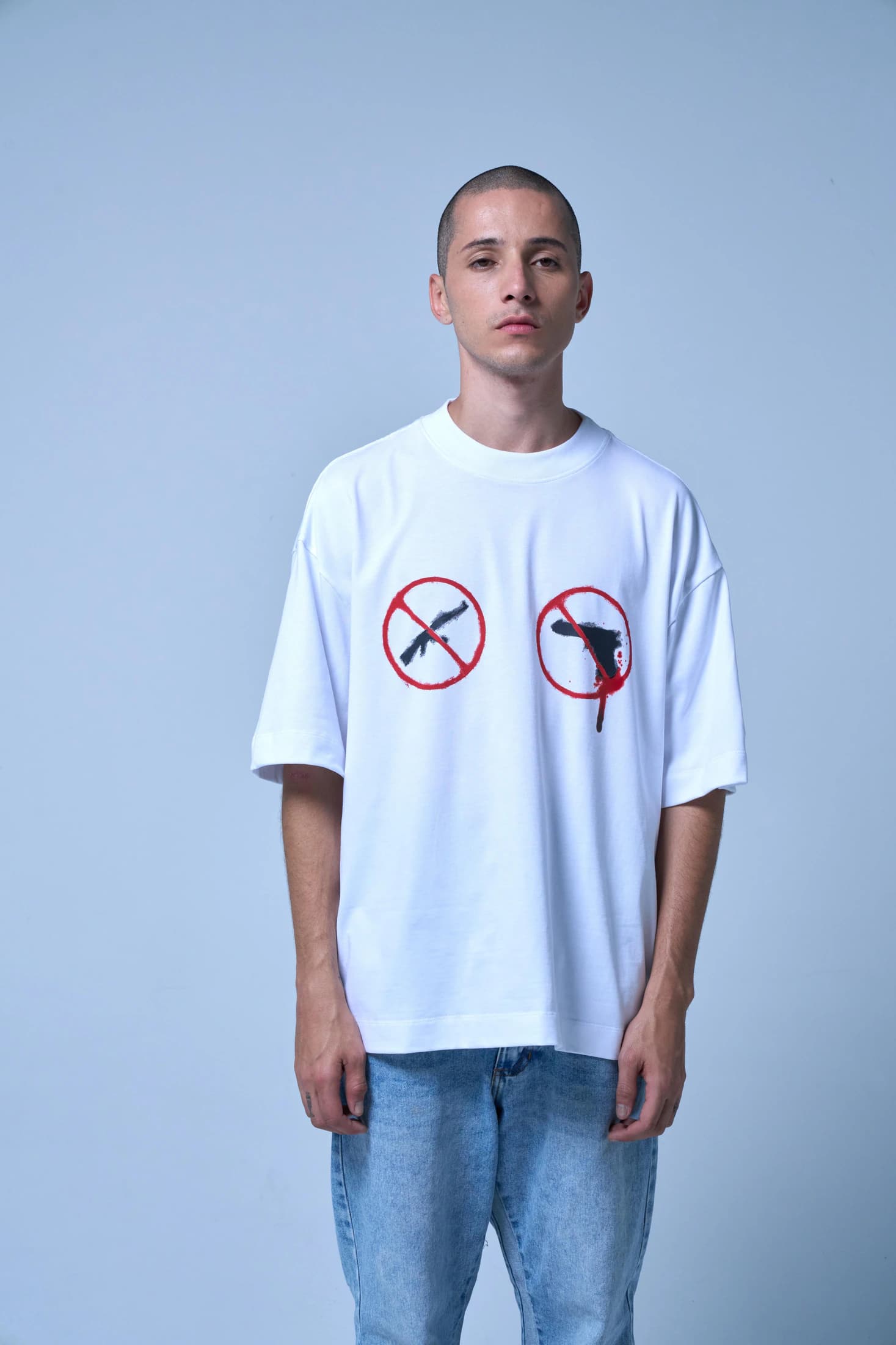 AMERICAN HORROR WHITE T-SHIRT - imagen 4