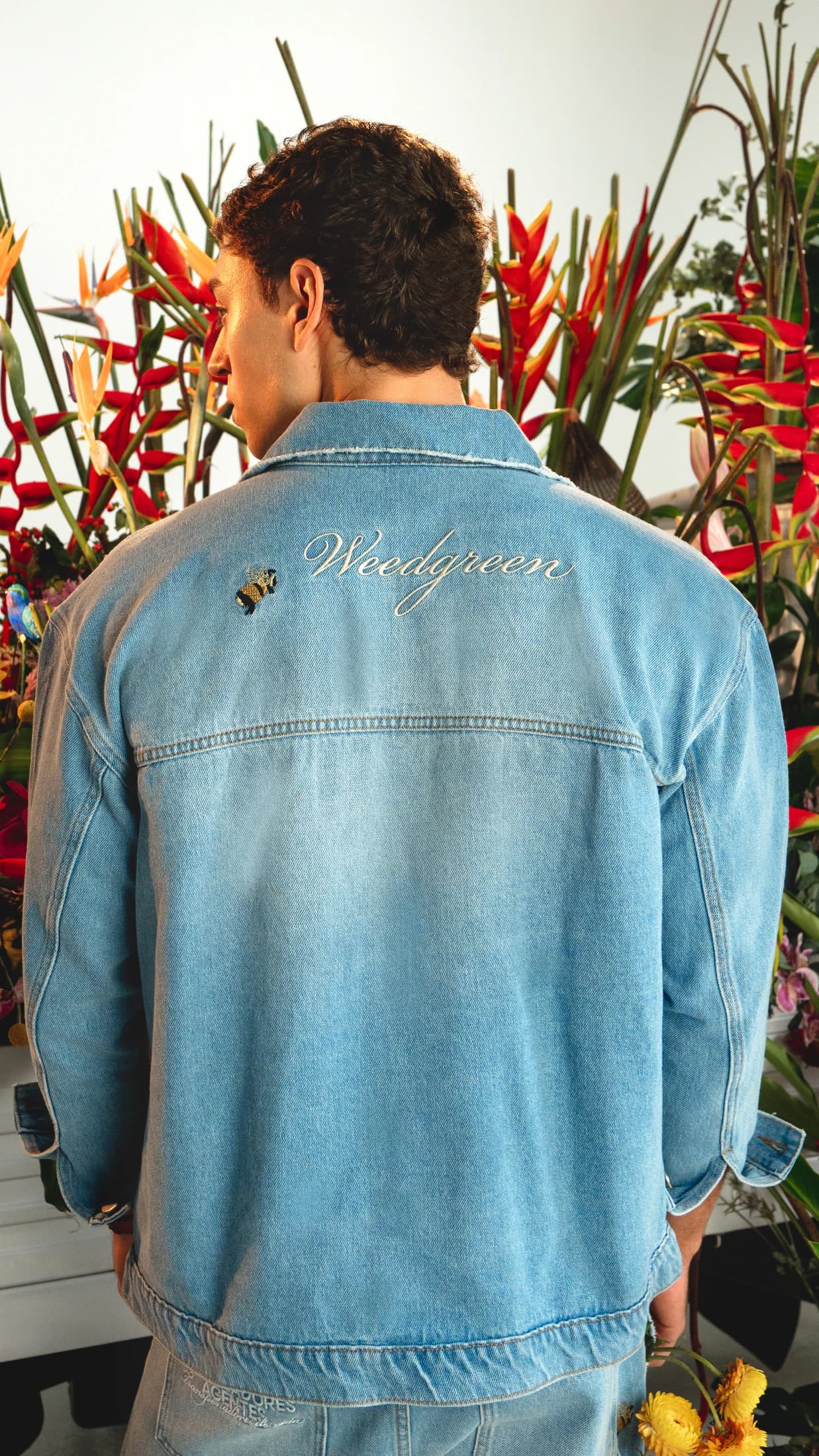 CHAQUETA HOMBRE ABEJA AZUL MEDIO - imagen 4