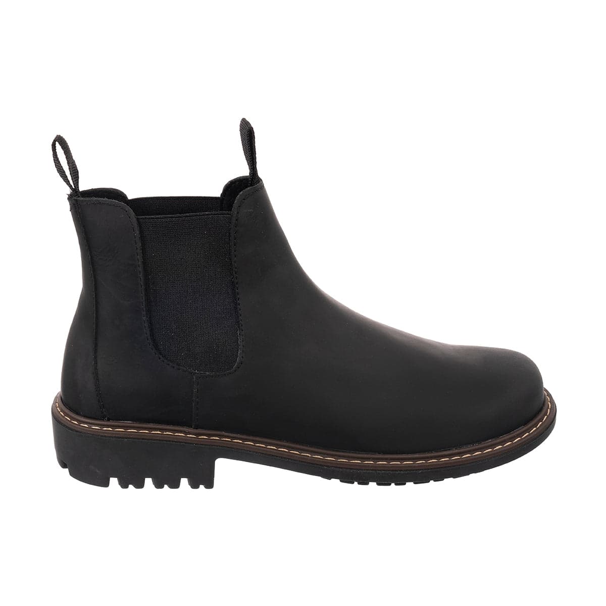 Botas Chelsea Sol Hombre Cuero Graso Negro - imagen 3