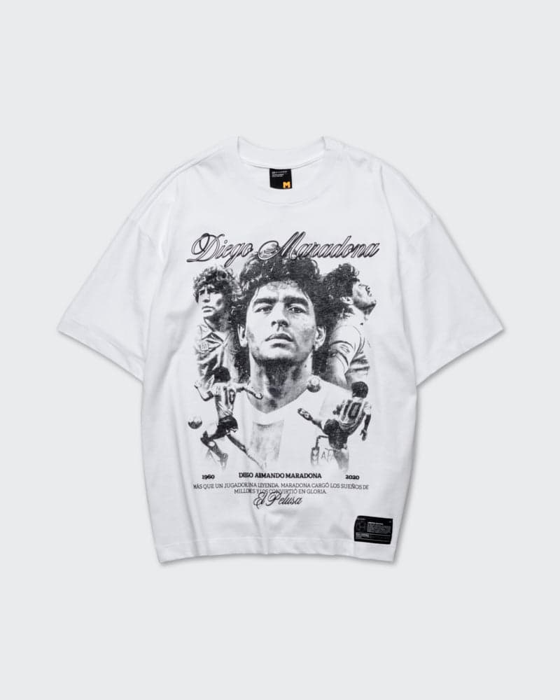 Camiseta Blanca Oversize - Edición The King Of The Game - imagen 1