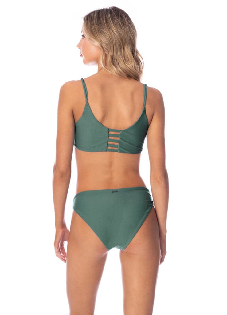 Maaji Eucalyptus Green Praia Classic Bralette Bikini Top - imagen 2