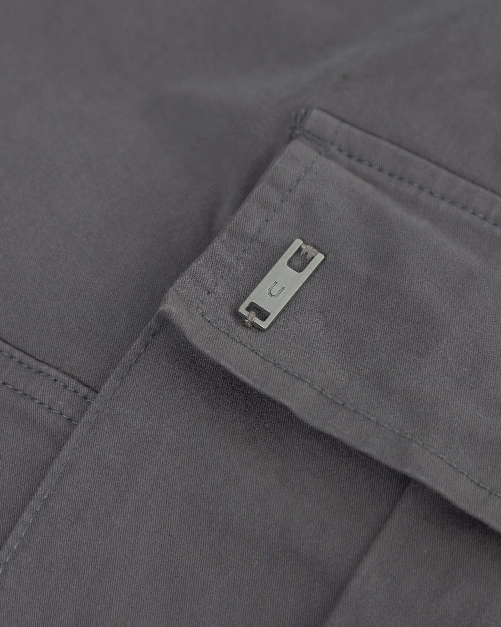 Basics Relaxed Cargo Pants Gray - imagen 4