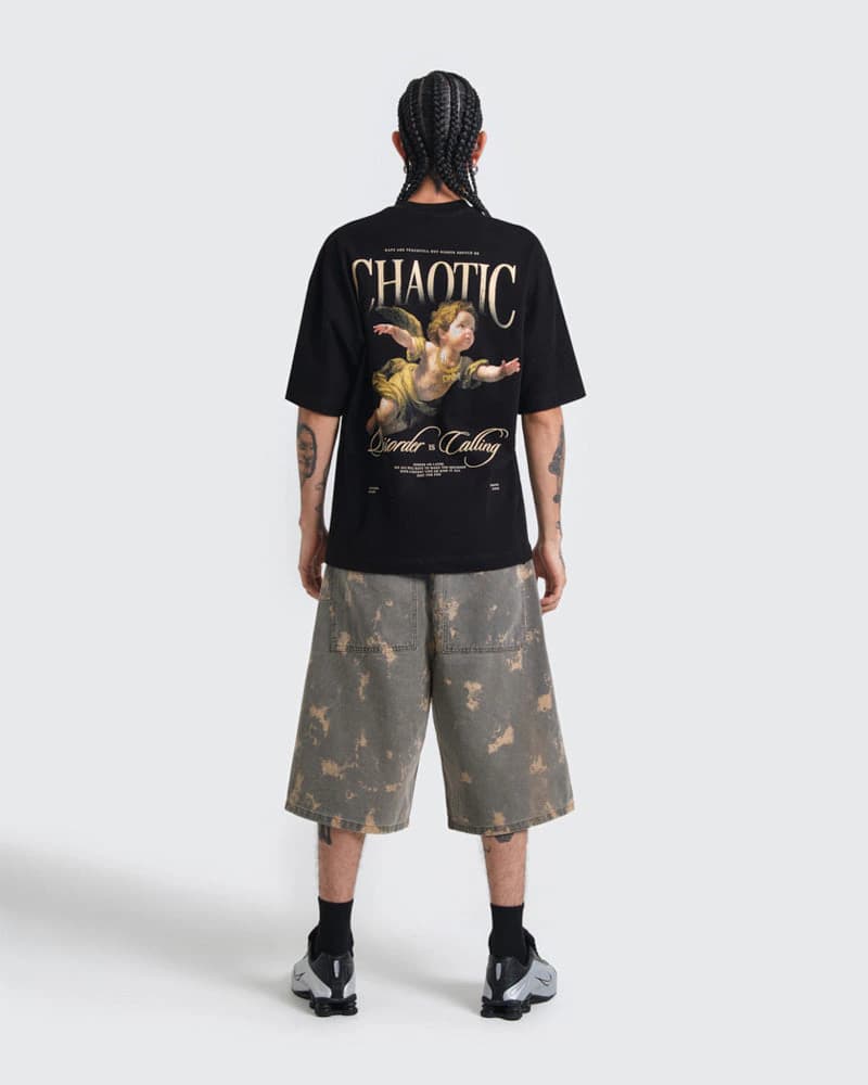 Camiseta Negra Oversize Silent - imagen 7