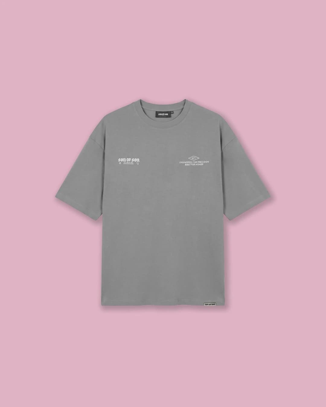 MODEL 70 OVERSIZED T-SHIRT — GREY - imagen 3