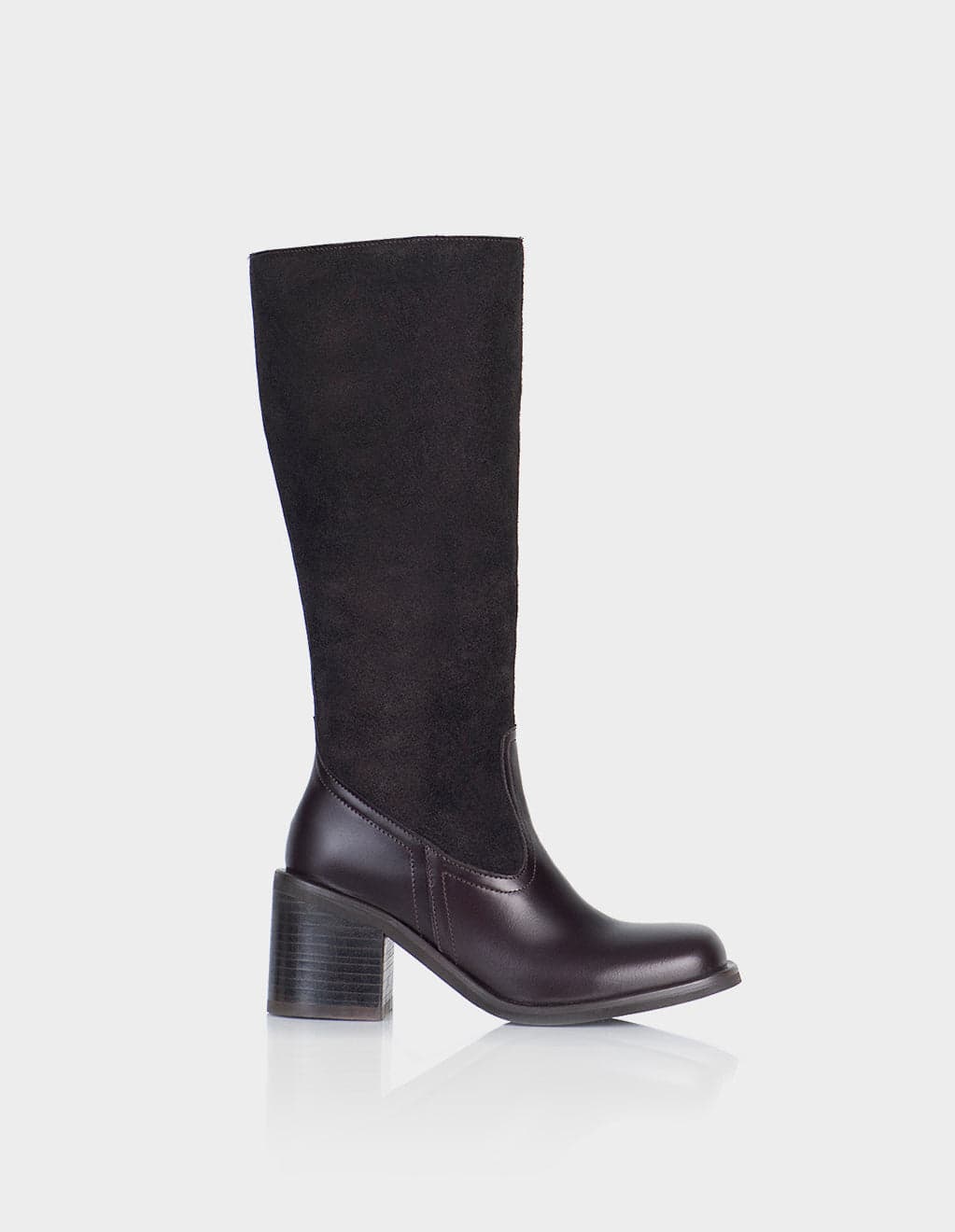 Bota Izcra Cuero * Gamuza Cafe - imagen 1
