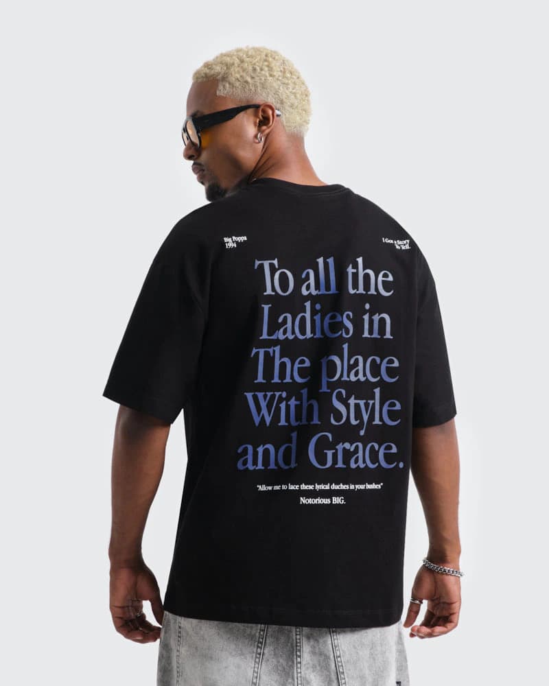 Camiseta Negra Oversize Legends - imagen 3
