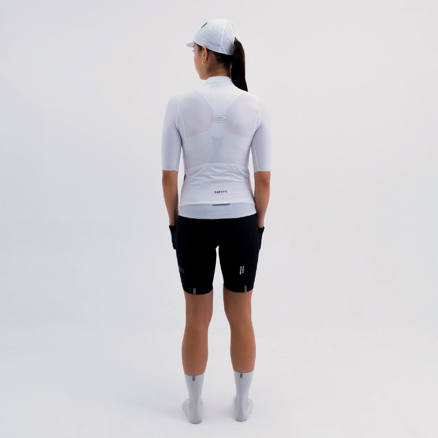 CAMISA CICLISMO MANGA CORTA LATITUDE BLANCA PARA MUJER - imagen 2