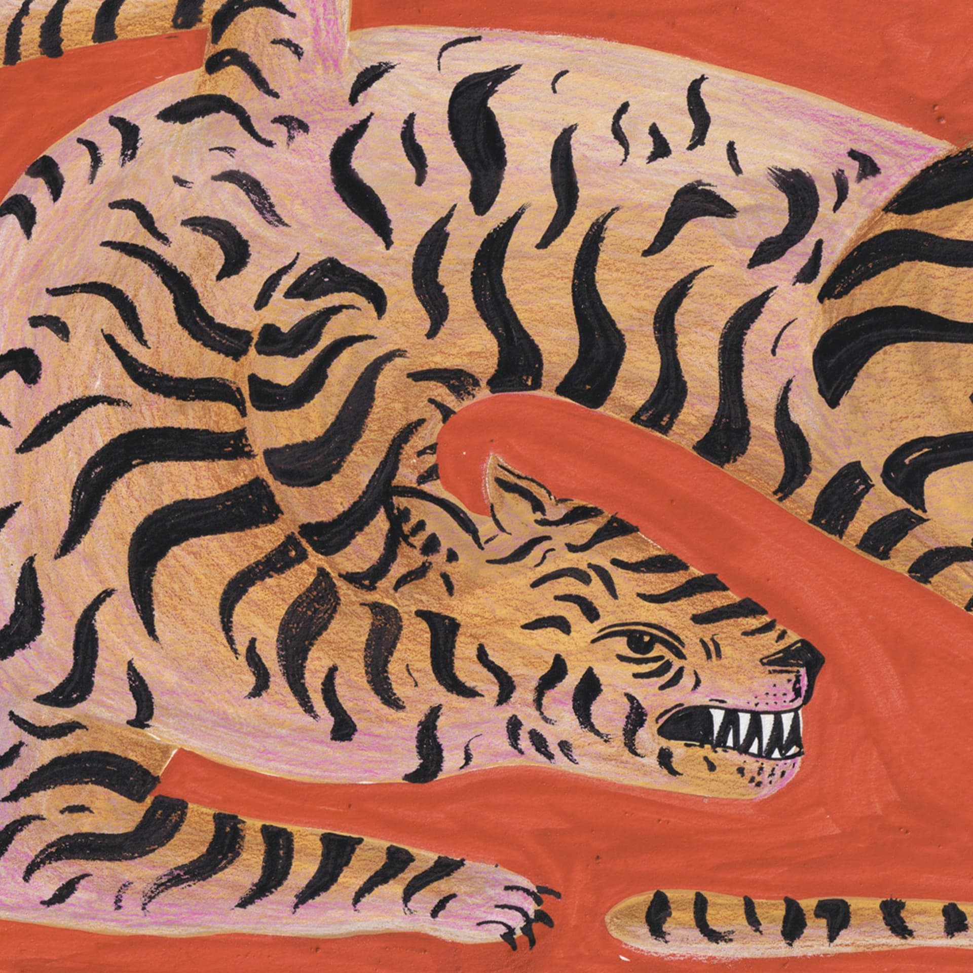Tigre retorcido (70 x 48cm) * PREVENTA