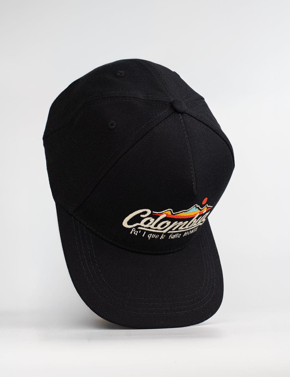 Gorra Desestructurada Drill negro Colombia Unisex