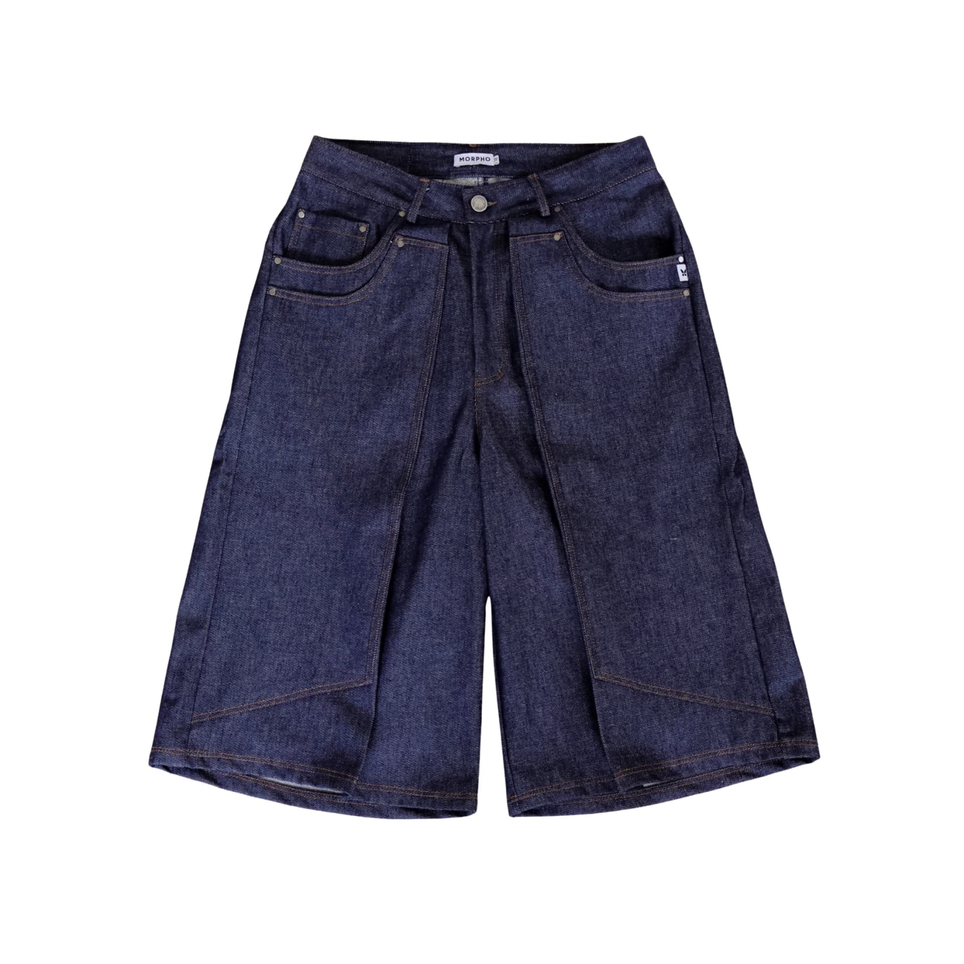Long Denim Shorts