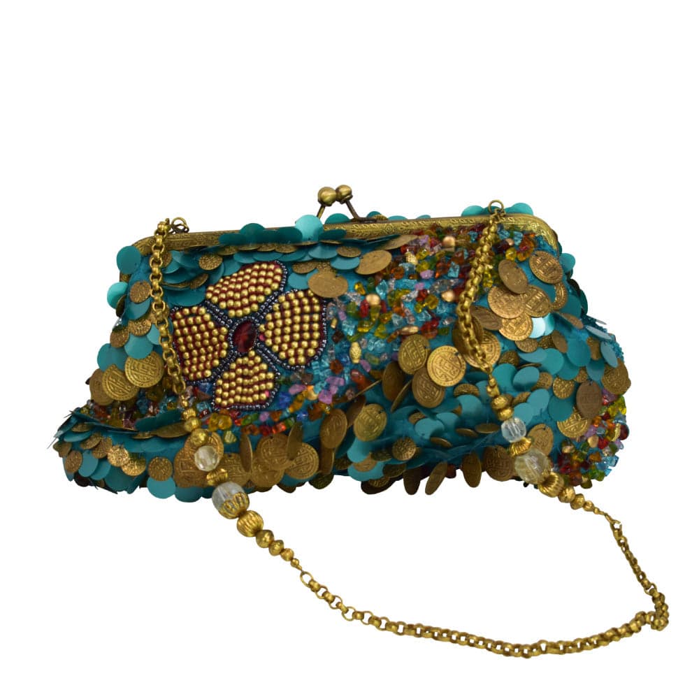 Clutch with Decorative Coins - imagen 2