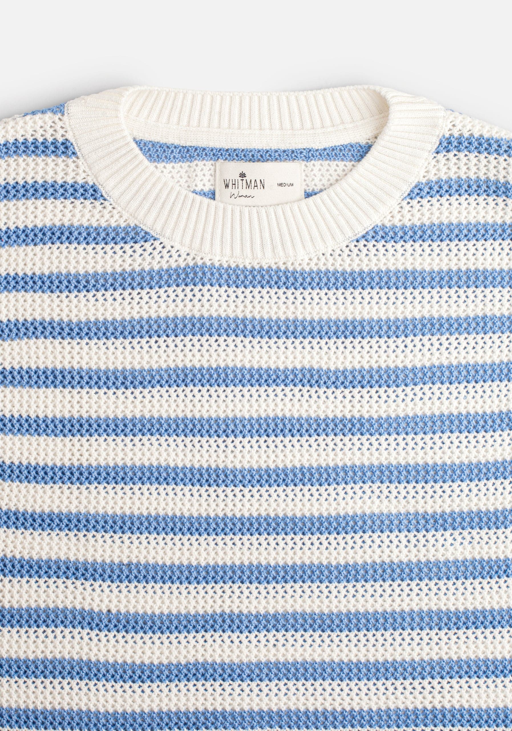 Camiseta M Serena Rayas Azul-Marfil - imagen 3