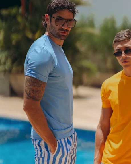 Camiseta Azul Claro