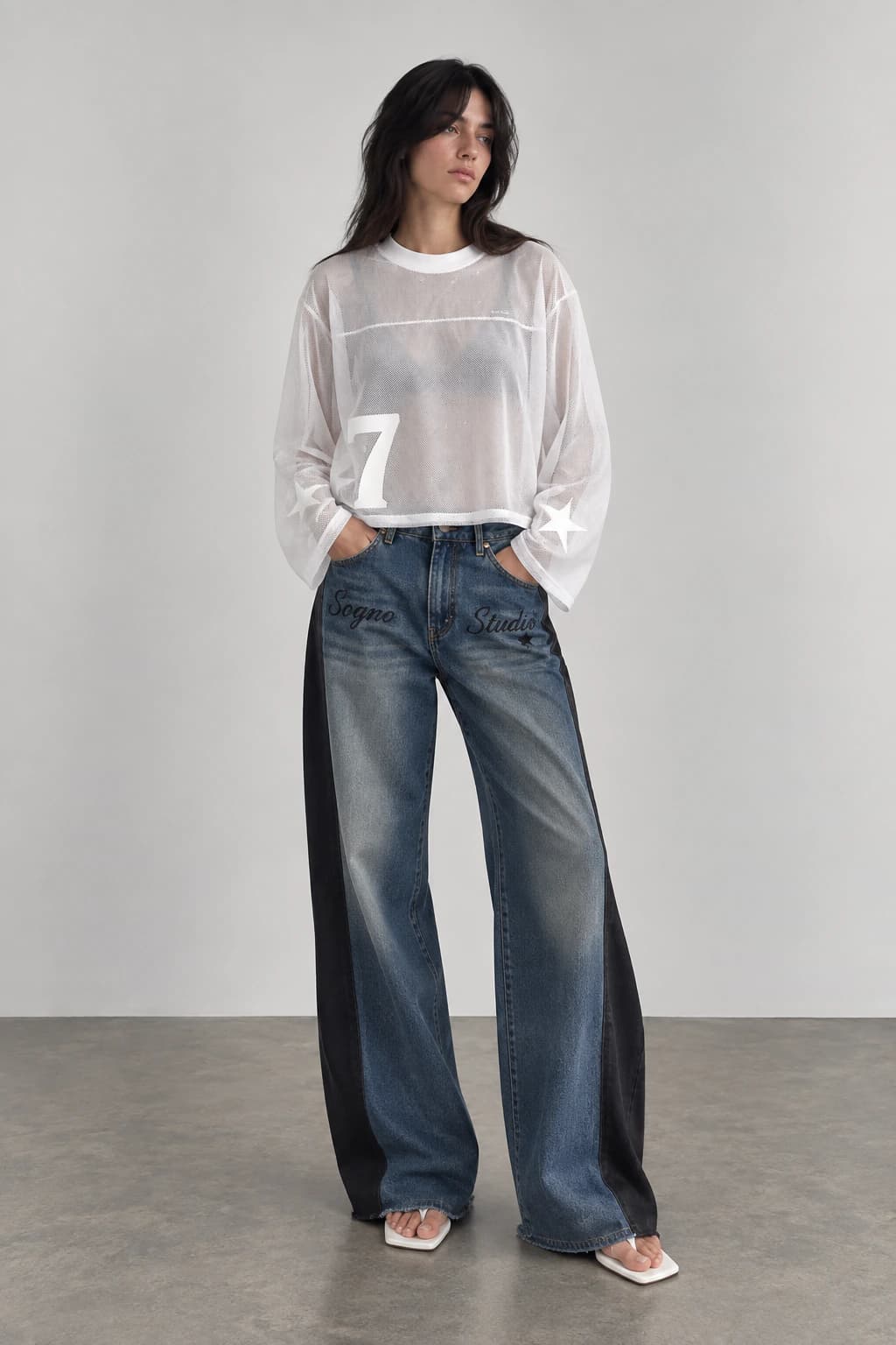 Jean Bicolor Wide Leg - imagen 3