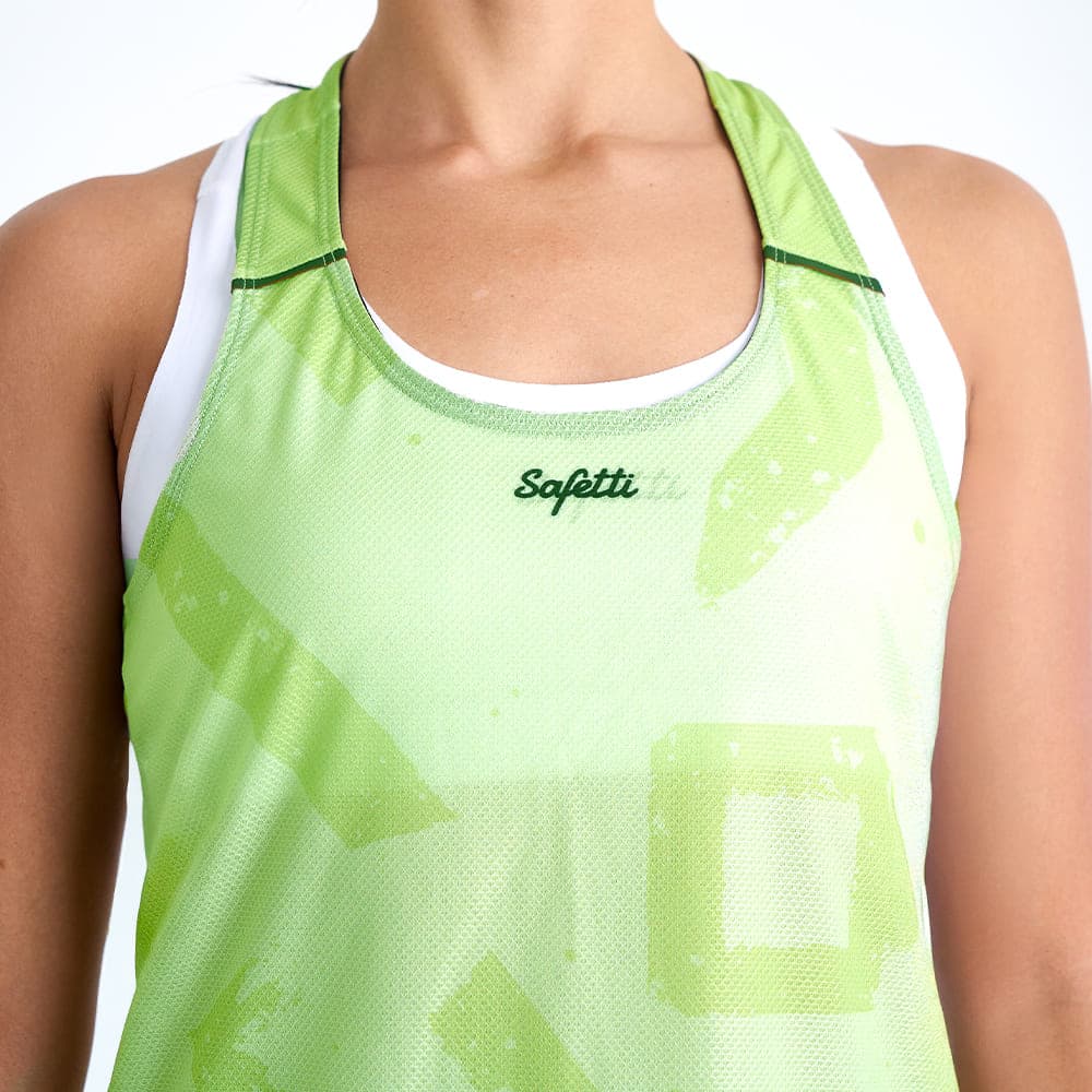 CAMISETA RUNNING MANGA SISA ENGRAVED YELLOW PARA MUJER - imagen 3