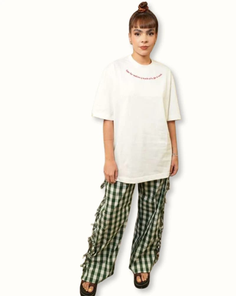 Pant Cuadros - Verde Pino