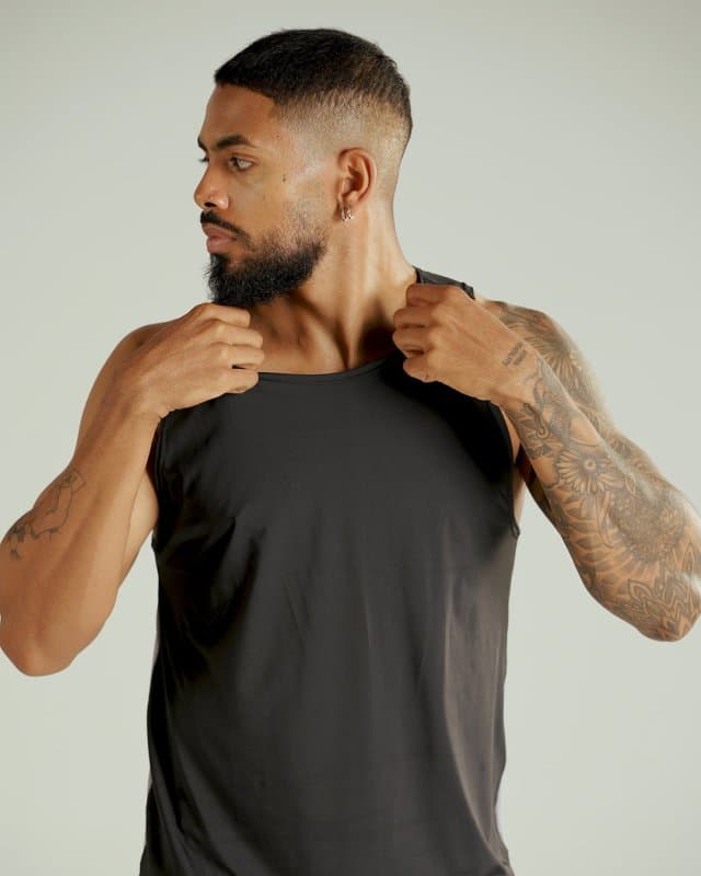 Crimson men tank Negro - imagen 3