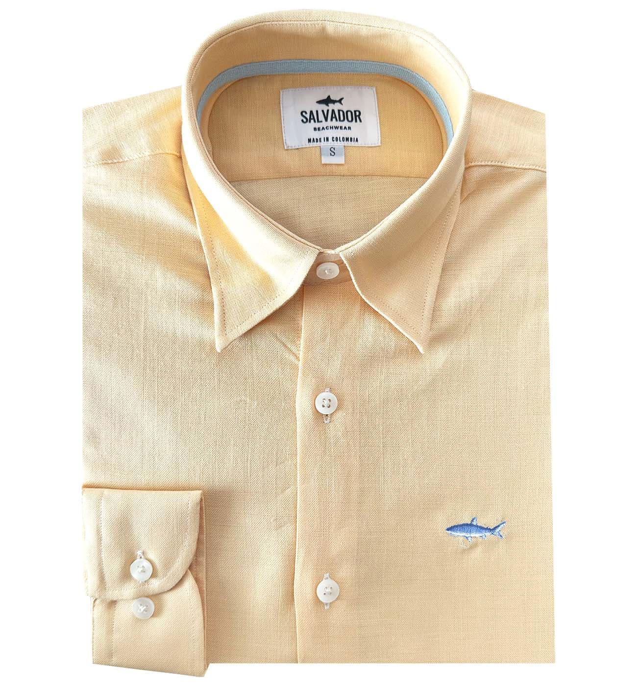 CAMISA AMARILLO PASTEL