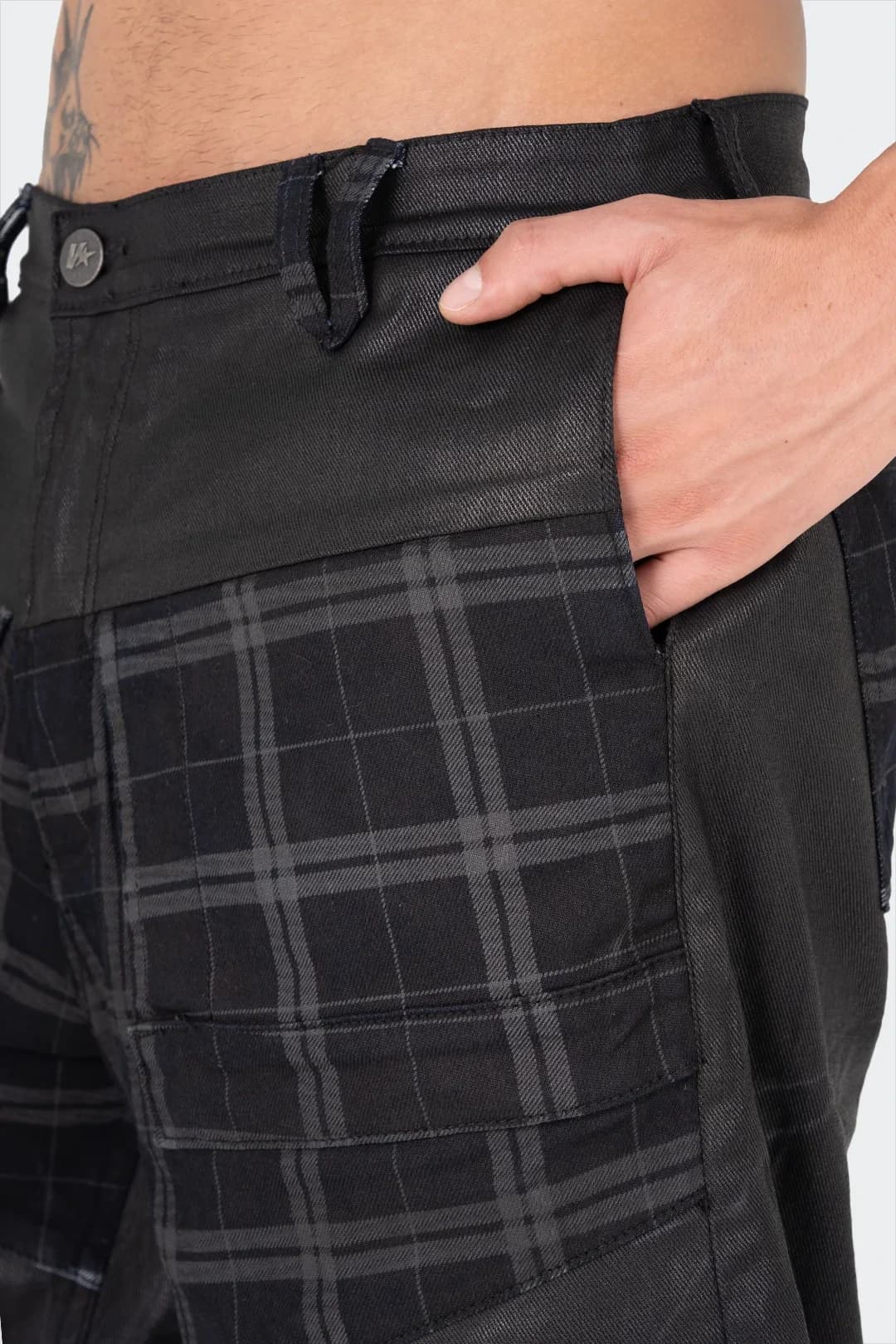 VENENO SHORT DENIM FRAGMENT - imagen 7