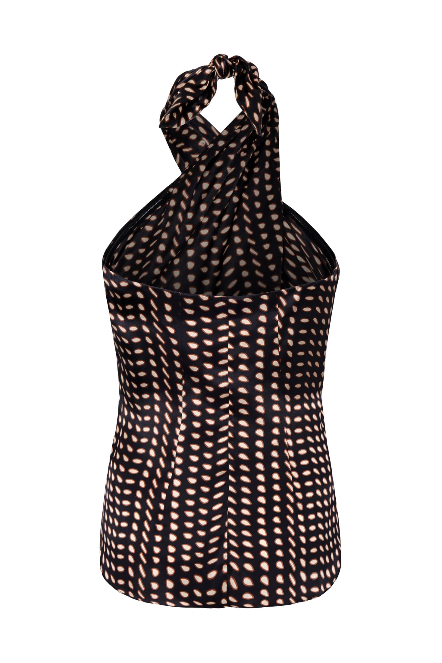 Cayetana Silk Blouse / Black Seeds - imagen 3