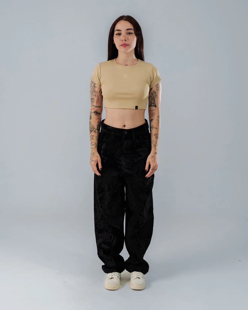 Crop Top Para Mujer Regular Sand - imagen 4