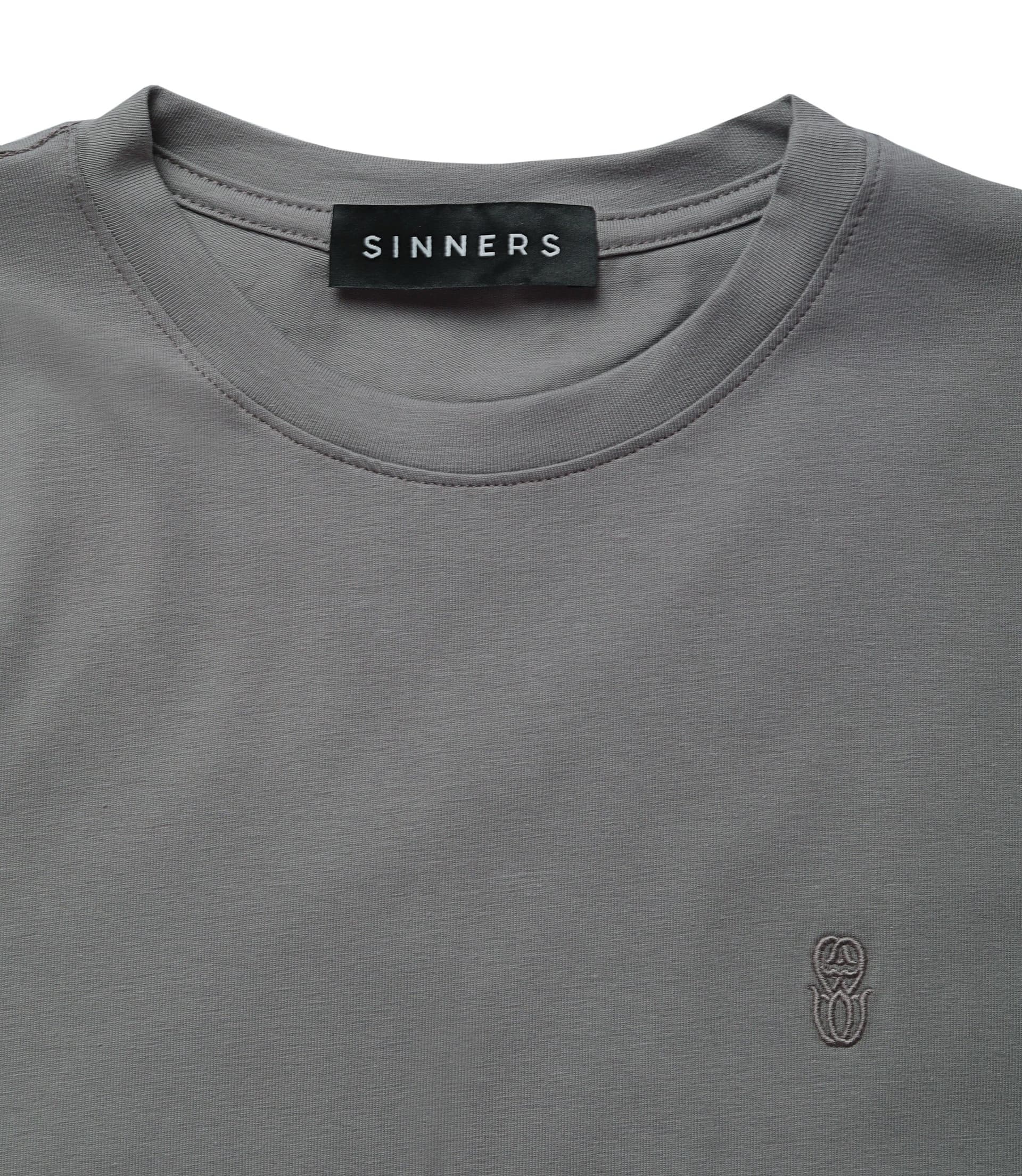 MONOGRAM SLIM GRAY T-SHIRT - imagen 3