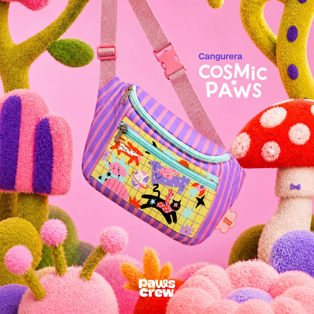 🪐💜 Cangurera Cosmic Paws