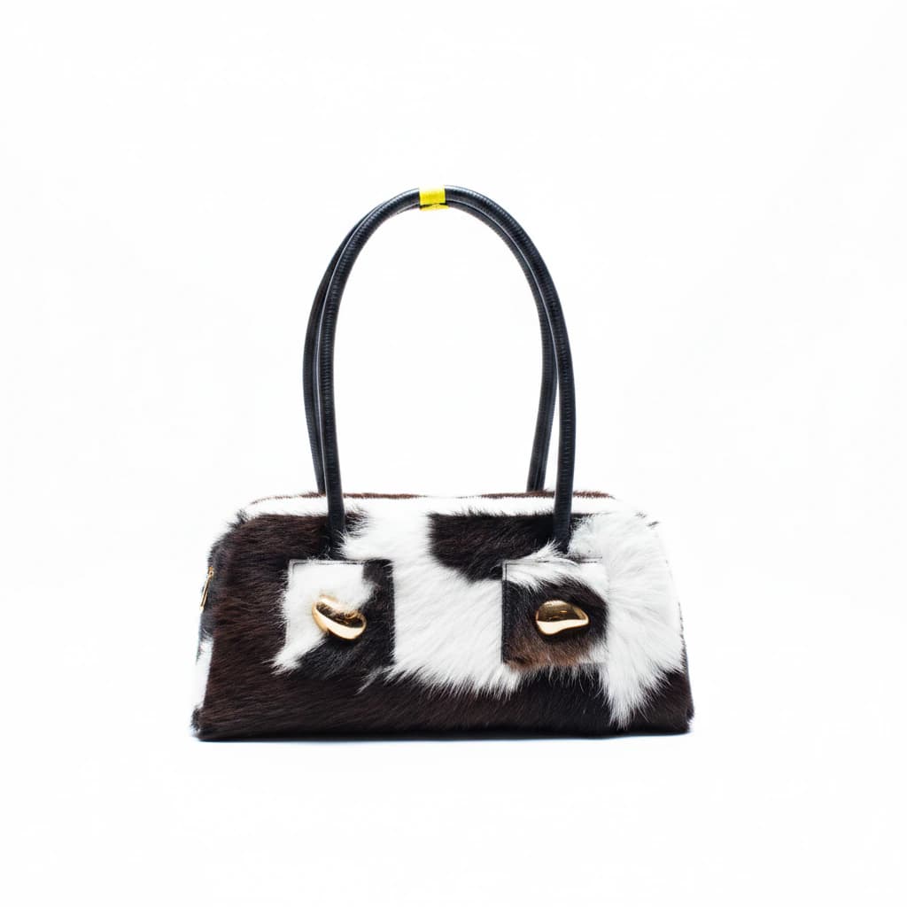 BAGUETTE BAG PELO - Cow Hair Negro